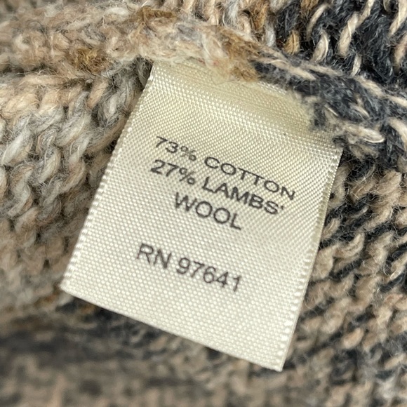 J. Jill Tan Striped Cardigan Size M - Picture 7 of 7